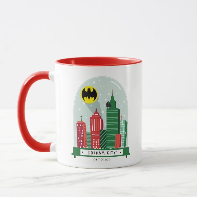 Batman Gotham City™ Snö Globe Graphic Mugg (Vänster)