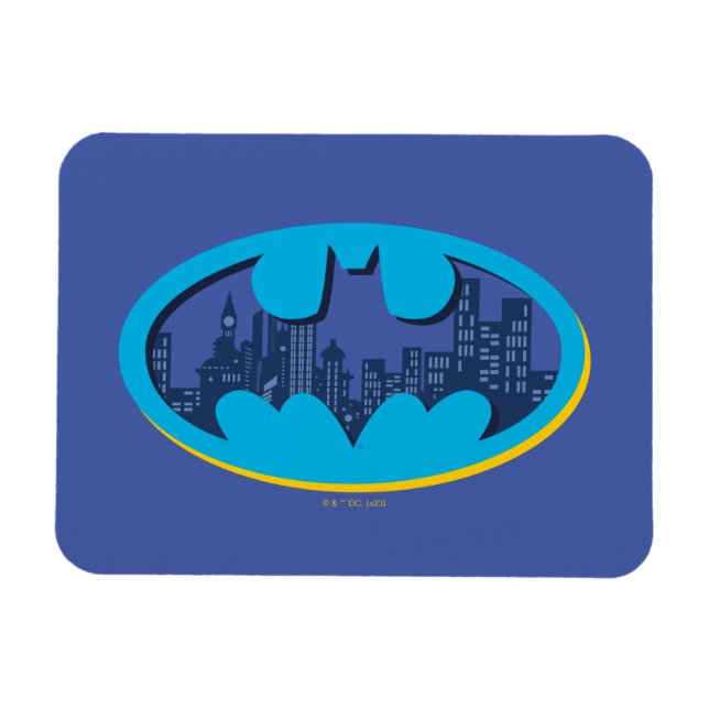Batman | Gotham City Symbol Magnet (Horisontell)