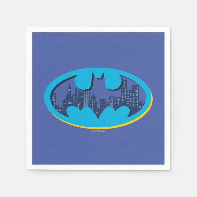 Batman | Gotham City Symbol Pappersservett (Framsidan)
