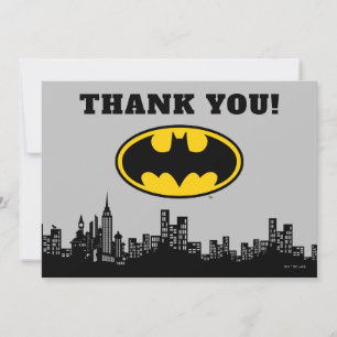 Batman Gotham City Tack för födelsedagsönskninga Kort
