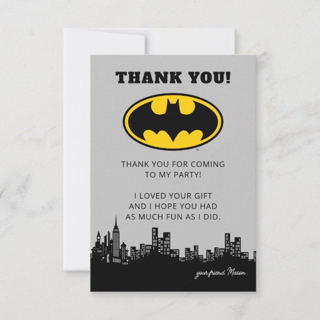 Batman Gotham City | Tack vid födelsedag (Framsida)