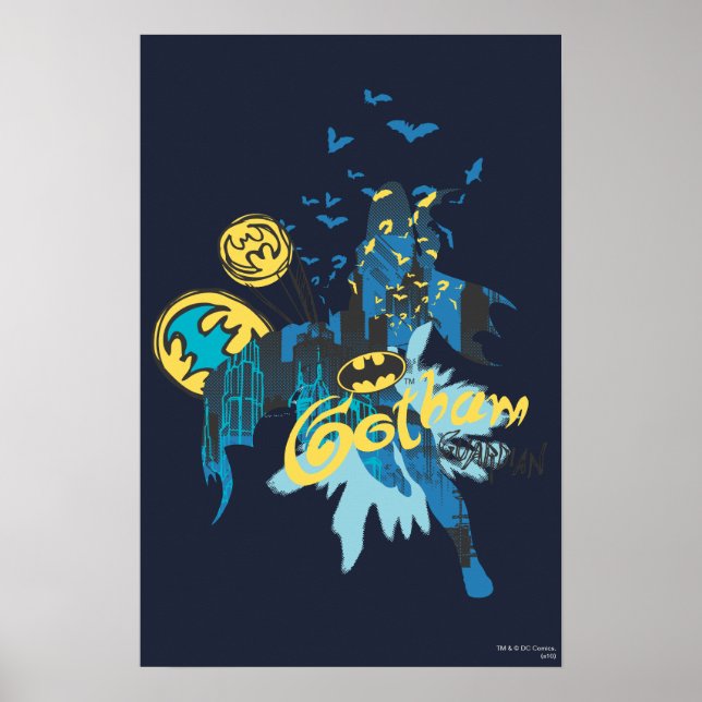 Batman Gotham Guardian Notebook Sketch Poster (Framsidan)