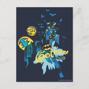 Batman Gotham Guardian Notebook Sketch Vykort