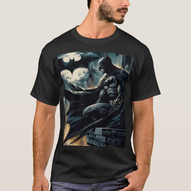 Batman – Gotham Night Vigilante T Shirt (Framsida)