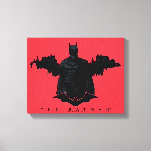 Batman Gotham Silhouette Canvastryck (Framsida)