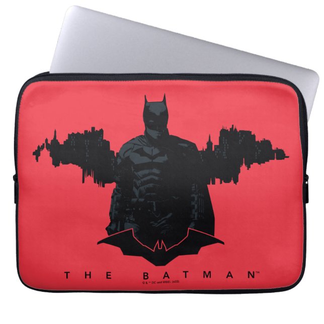 Batman Gotham Silhouette Laptop Fodral (Framsidan)