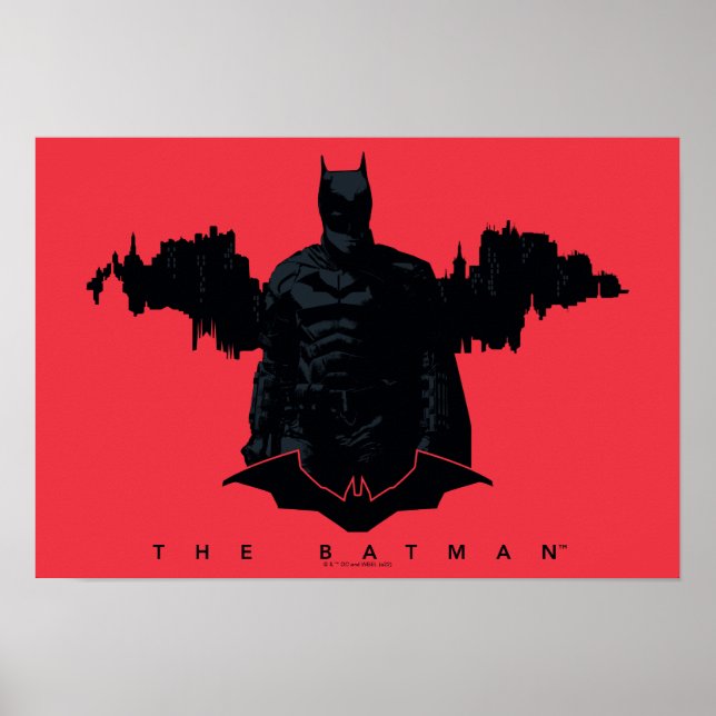 Batman Gotham Silhouette Poster (Framsidan)