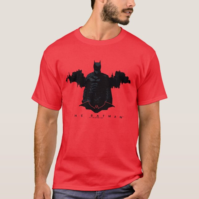 Batman Gotham Silhouette T Shirt (Framsida)