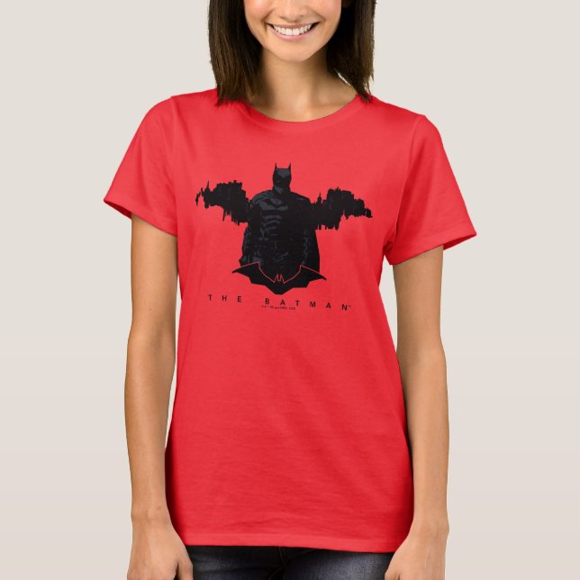 Batman Gotham Silhouette T Shirt (Framsida)