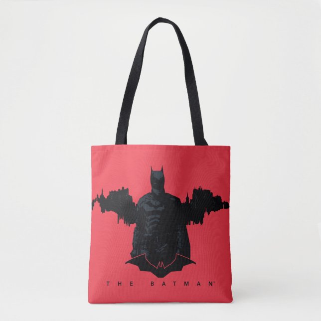 Batman Gotham Silhouette Tygkasse (Framsida)