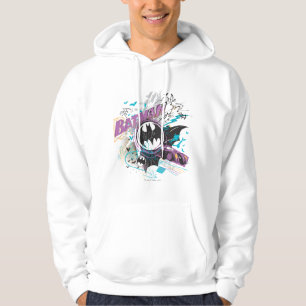 Batman Gotham Skyline Sketch Sweatshirt Med Luva