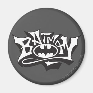 Batman Graffiti Namn Logotyp Magnet