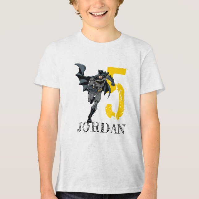 Batman | Grattis på födelsedagen födelsedag T Shirt (Framsida)