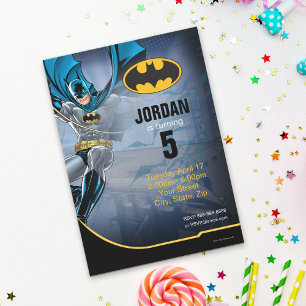 Batman GRATTIS PÅ FÖDELSEDAGEN Inbjudningar