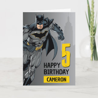 Batman | GRATTIS PÅ FÖDELSEDAGEN | Lägg till barne Kort