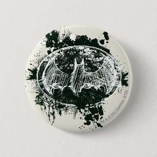 Batman Grunge Splatter Sketch Knapp