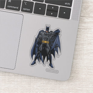 Batman håller i sig klistermärken