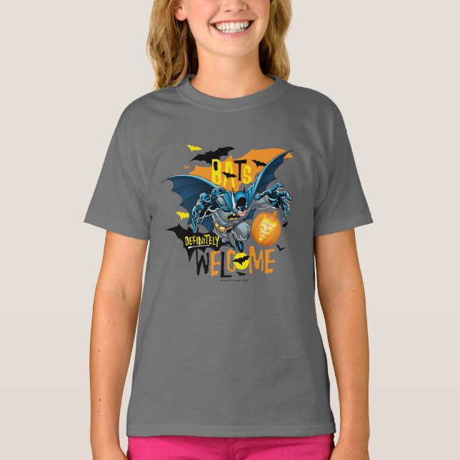 Batman | Halloween-inspirerad Logotyp T Shirt (Framsida)