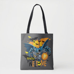 Batman Halloween-inspirerad Logotyp Tygkasse