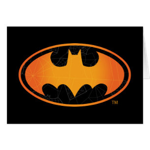 Batman Halloween-Webbens Logotyp Hälsningskort