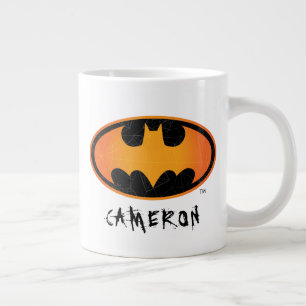 Batman Halloween-Webbens Logotyp Jumbo Mugg