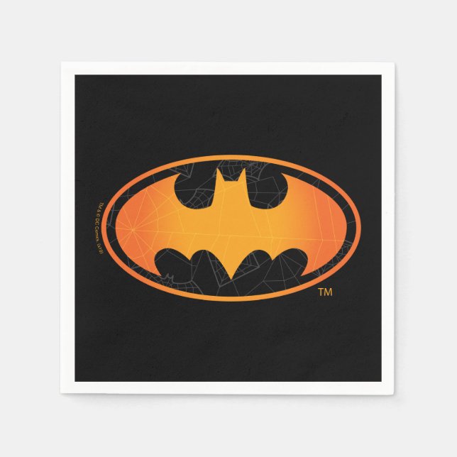 Batman | Halloween-Webbens Logotyp Pappersservett (Framsidan)