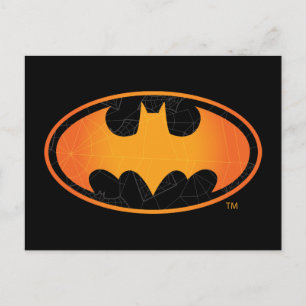 Batman Halloween-Webbens Logotyp Vykort