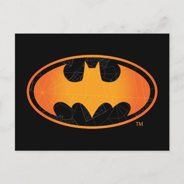 Batman | Halloween-Webbens Logotyp Vykort (Framsida)