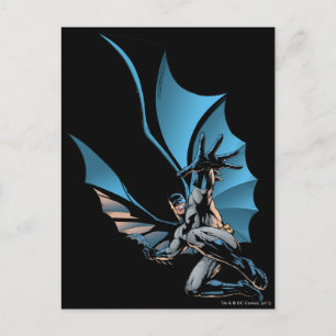 Batman hand i förgrunden vykort