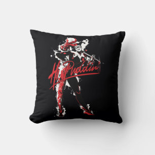 Batman Harley Quinn "Hi Puddin" Bläck Art Kudde