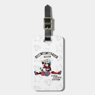 Batman   Harley Quinn "Kom Out and Play Puddin" Bagagebricka