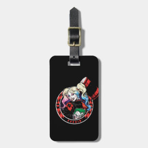Batman   Harley Quinn Winking With Mallet Bagagebricka