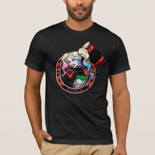 Batman Harley Quinn Winking with Mallet Mallet Tee Shirt