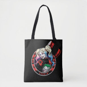 Batman Harley Quinn Winking with Mallet Mallet Tygkasse