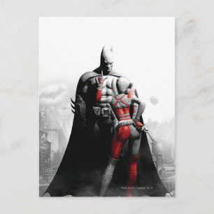 Batman & Harley Vykort