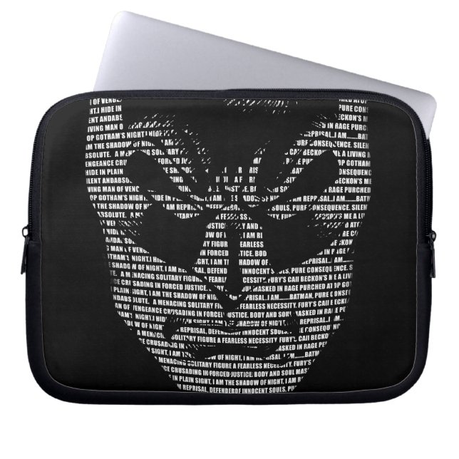 Batman Head Mantra Laptop Fodral (Framsidan)