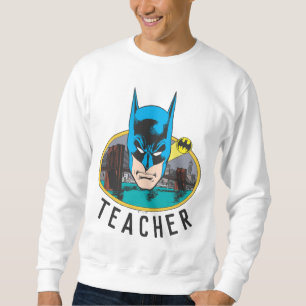 Batman Head Teacher Lång Ärmad Tröja
