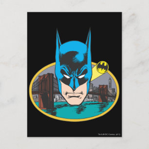 Batman Head Vykort