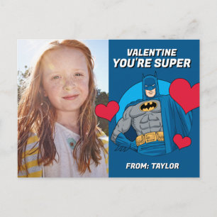 Batman Hearts   Glad Alla hjärtans dag Vykort