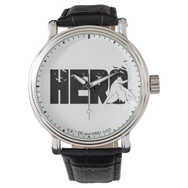 Batman "Hero" Graphic Armbandsur (Framsida)