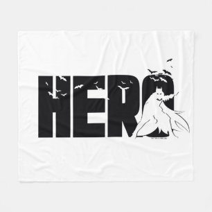 Batman "Hero" Graphic Fleecefilt