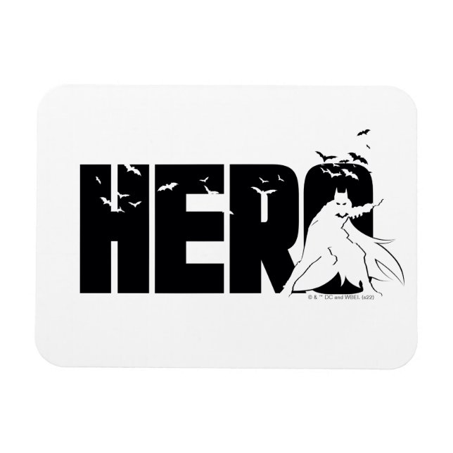 Batman "Hero" Graphic Magnet (Horisontell)