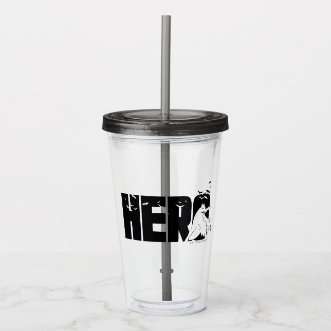 Batman "Hero" Graphic Take Away Mugg (Framsida)