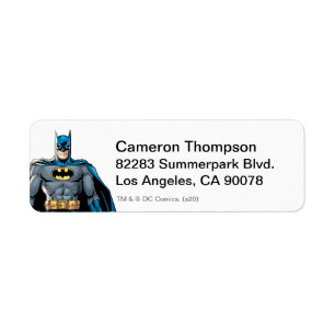 Batman Heroic Stance Returadress Etikett