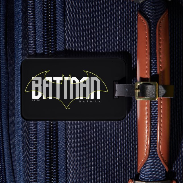 Batman Hi-Tech Namn Graphic Bagagebricka (Framsida Insitu 4)