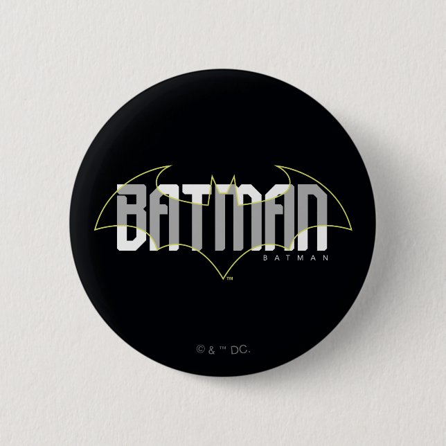 Batman Hi-Tech Namn Graphic Knapp (Framsida)