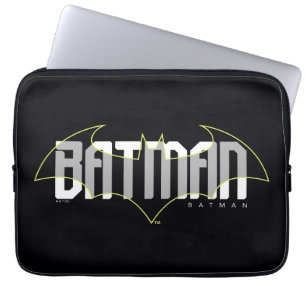 Batman Hi-Tech Namn Graphic Laptop Fodral