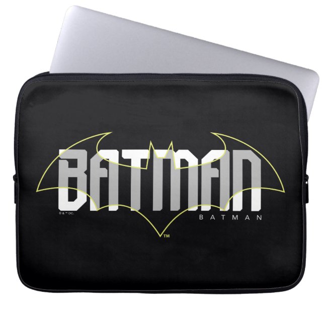 Batman Hi-Tech Namn Graphic Laptop Fodral (Framsidan)