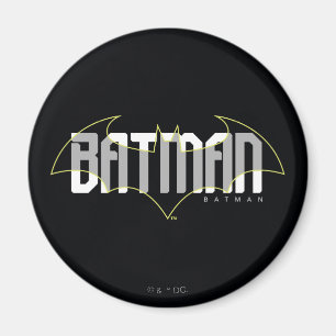 Batman Hi-Tech Namn Graphic Magnet