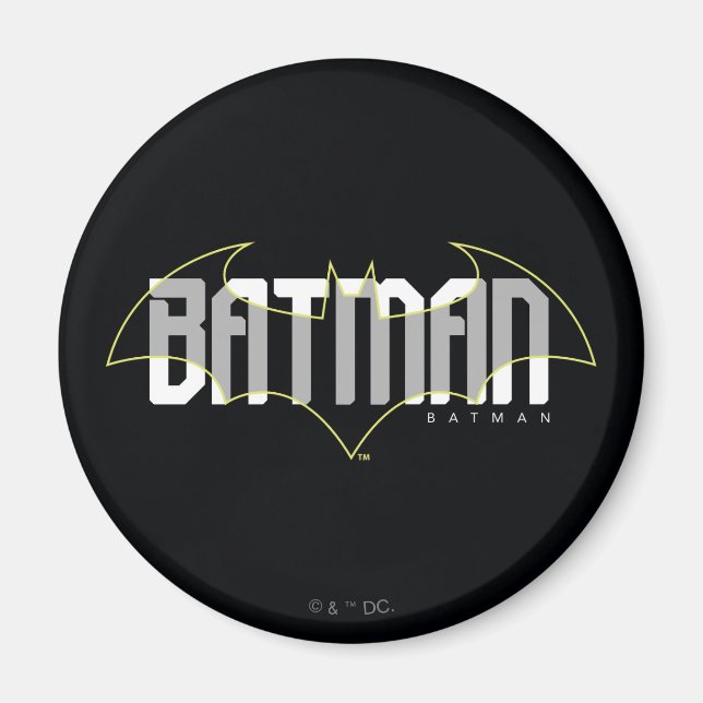 Batman Hi-Tech Namn Graphic Magnet (Framsidan)